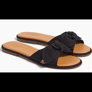NEW J. Crew Knot Slide Sandals